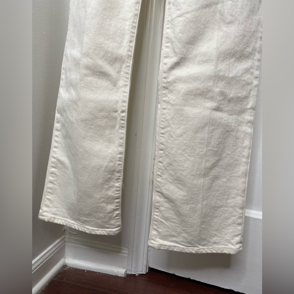 FRAME NWT Denim Women's Cream Jeans Le Super High Rise - Picture 3 of 7